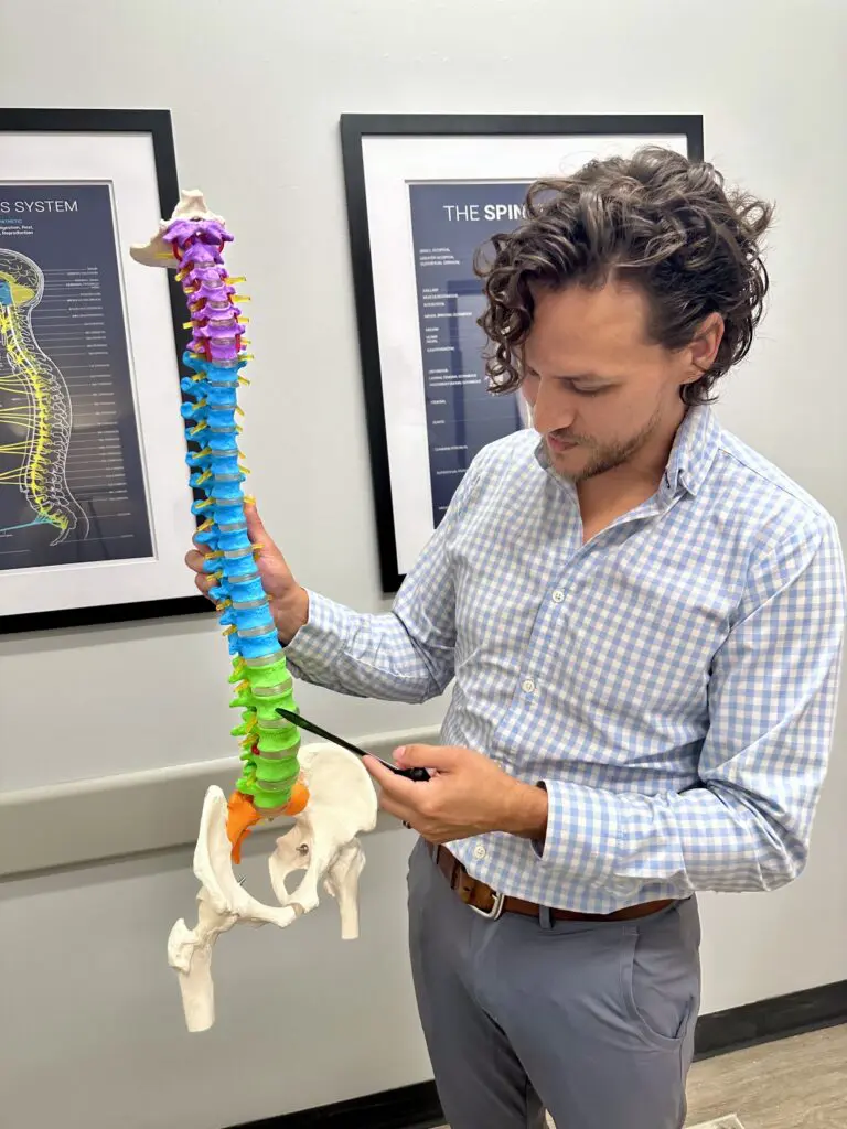 Chiropractic neck pain treatment session at Southern Spine Family Chiropractic focused on restoring mobility and well-being.