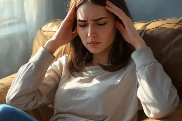 suffering from migraines